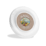 Lake House Plastic Party Appetizer & Dessert Plates - 6" (Personalized)