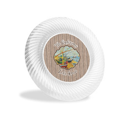 Lake House Plastic Party Appetizer & Dessert Plates - 6" (Personalized)