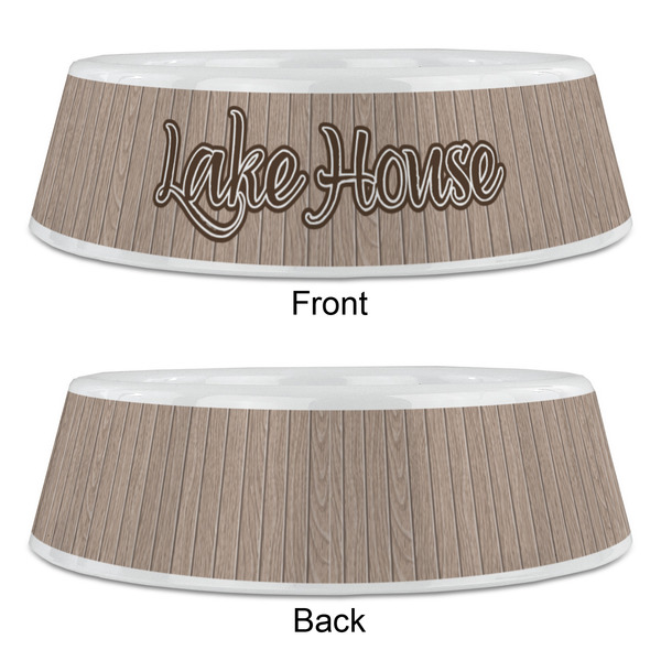 Lake House Plastic Pet Bowls - Large - APPROVAL