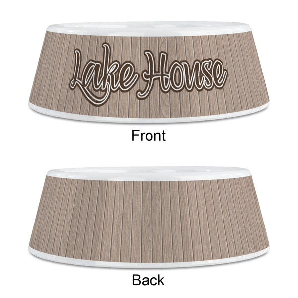 Lake House Plastic Pet Bowls - Medium - APPROVAL