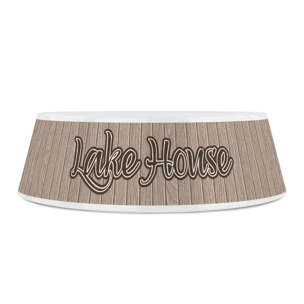 Lake House Plastic Pet Bowls - Small - FRONT