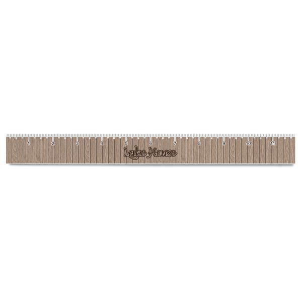 Lake House Plastic Ruler - 12" - FRONT