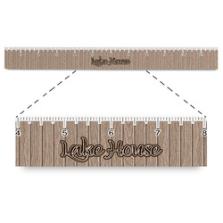 Lake House Plastic Ruler - 12" (Personalized)