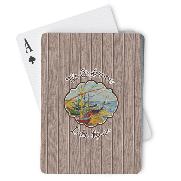 Custom Lake House Playing Cards (Personalized)