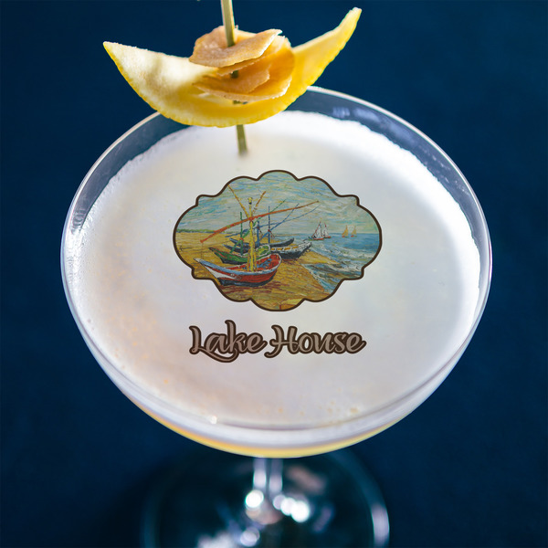 Lake House Printed Drink Topper - XLarge - In Context