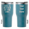 Lake House RTIC Tumbler - Dark Teal - Double Sided - Front & Back