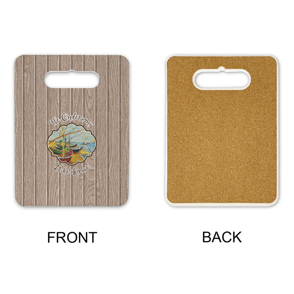 Lake House Rectangle Trivet with Handle - APPROVAL