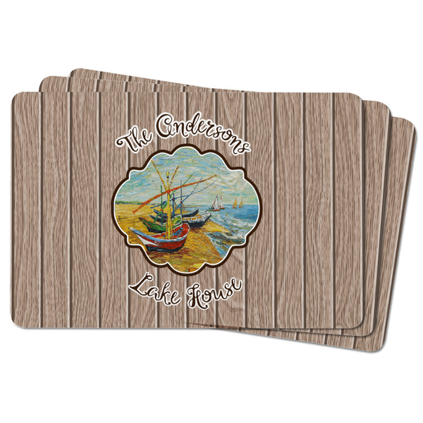 Lake House Rectangular Fridge Magnet - THREE