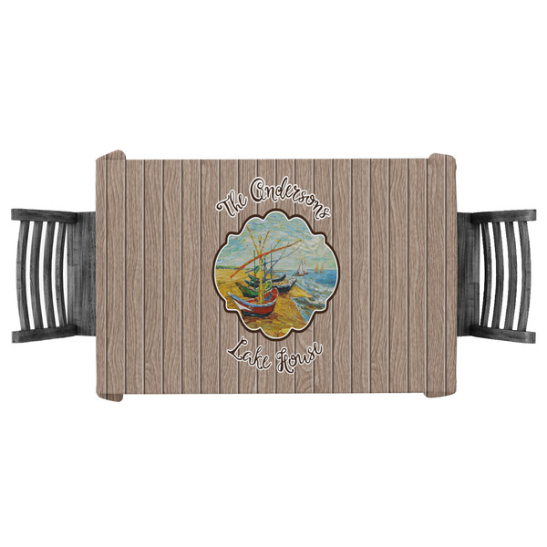 Custom Lake House Tablecloth - 58"x58" (Personalized)