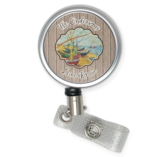 Custom Lake House Retractable Badge Reel (Personalized)
