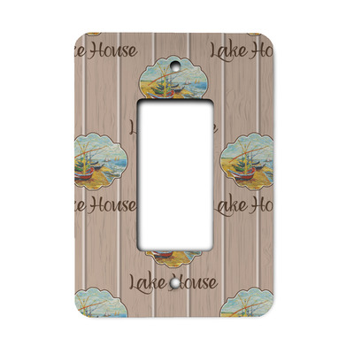 Lake House Rocker Style Light Switch Cover (Personalized)