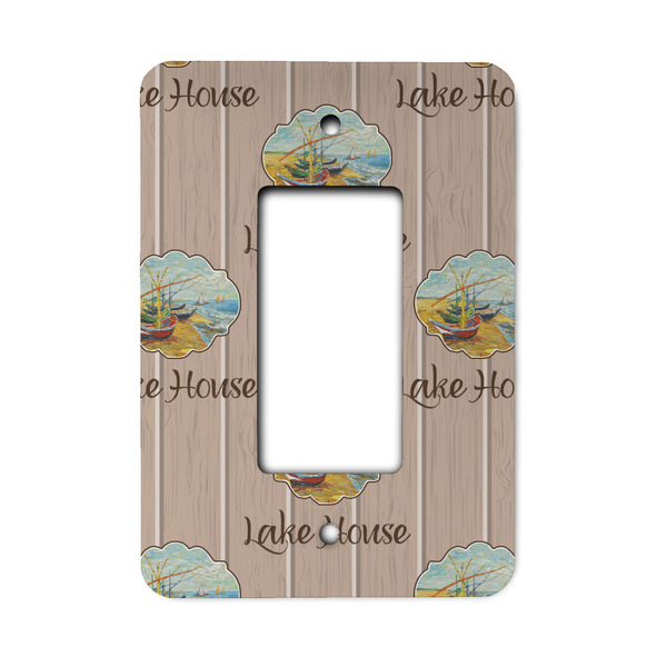 Custom Lake House Rocker Style Light Switch Cover (Personalized)