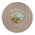 Lake House 5' Round Indoor Area Rug (Personalized)