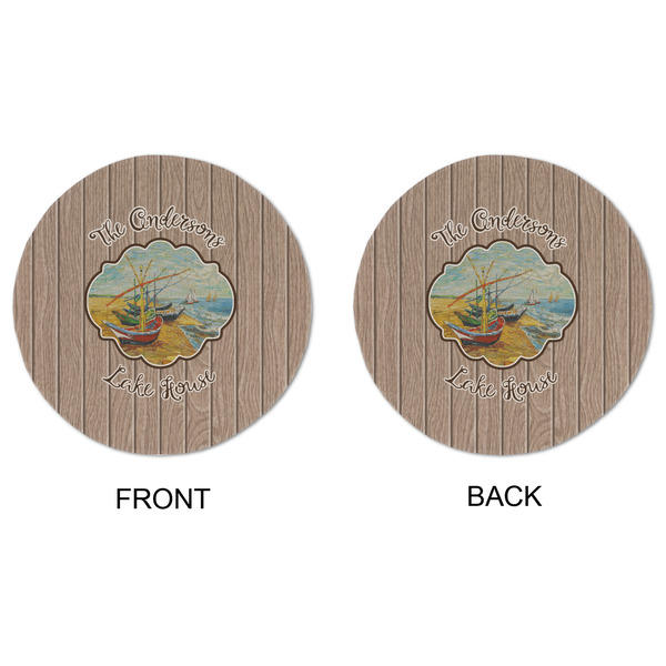 Lake House Round Linen Placemats - APPROVAL (double sided)