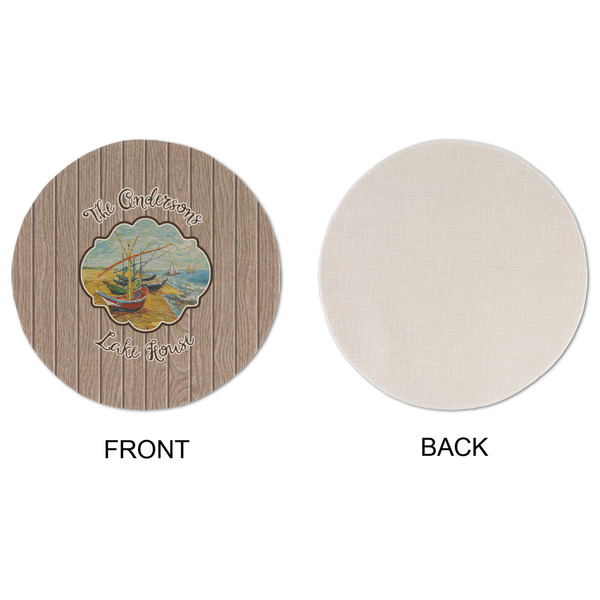 Lake House Round Linen Placemats - APPROVAL (single sided)