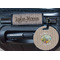 Lake House Round Luggage Tag & Handle Wrap - In Context