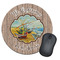Lake House Round Mouse Pad