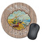 Lake House Round Mouse Pad (Personalized)