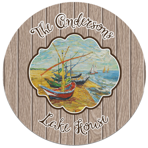 Lake House Round Mousepad - APPROVAL