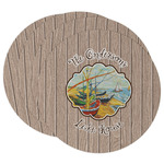 Lake House Round Paper Coasters w/ Name or Text