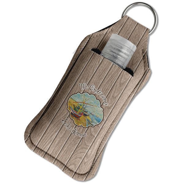 Lake House Sanitizer Holder Keychain - Large in Case