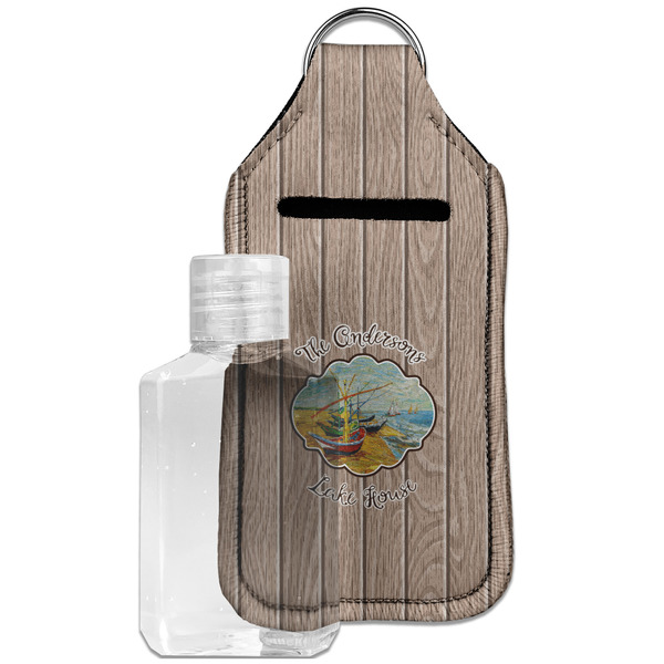 Lake House Sanitizer Holder Keychain - Large with Case