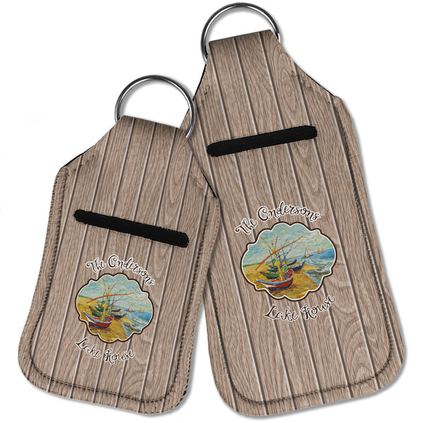 Lake House Sanitizer Holder Keychain - Parent Main