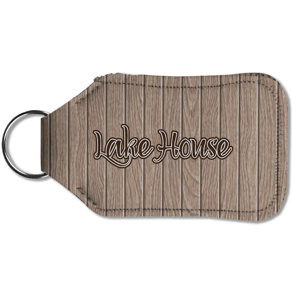 Lake House Sanitizer Holder Keychain - Small (Back)
