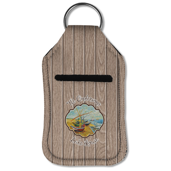 Lake House Sanitizer Holder Keychain - Small (Front Flat)