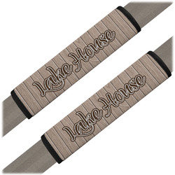 Lake House Seat Belt Covers (Set of 2) (Personalized)