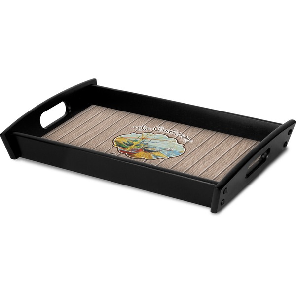 Lake House Serving Tray Black - Corner