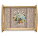 Lake House Natural Wooden Tray - Large (Personalized)