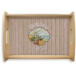 Lake House Natural Wooden Tray - Small (Personalized)