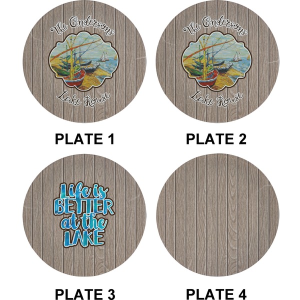 Lake House 2 Set of Appetizer / Dessert Plates (Approval)