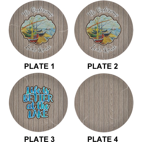 Lake House 2 Set of Lunch / Dinner Plates (Approval)