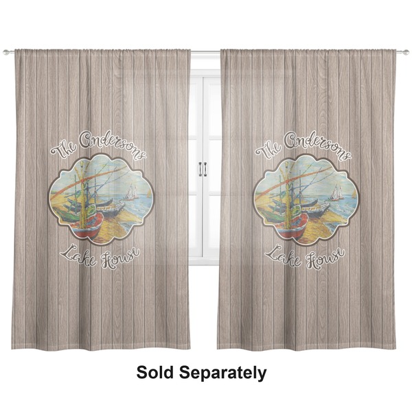 Lake House 2 Sheer Curtains