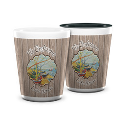 Lake House Ceramic Shot Glass - 1.5 oz (Personalized)