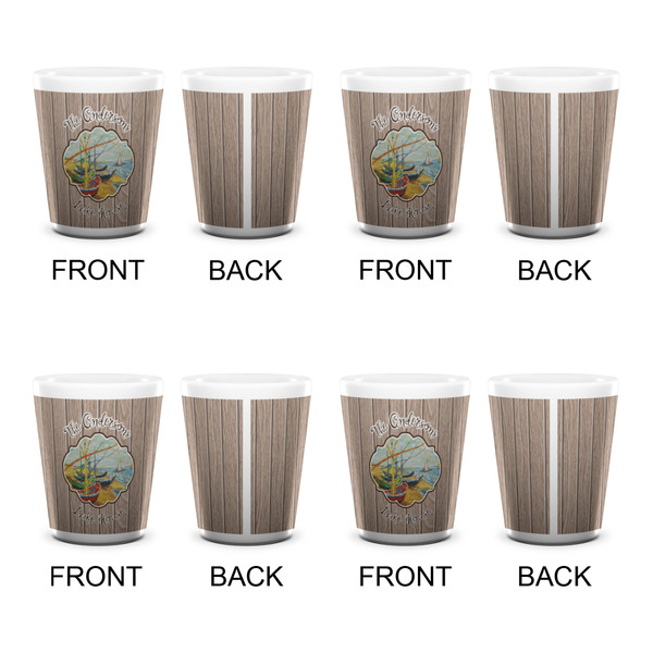 Lake House Shot Glass - White - Set of 4 - APPROVAL