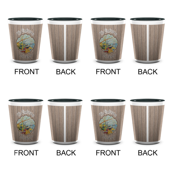 Lake House Shot Glassess - Two Tone - Set of 4 - APPROVAL