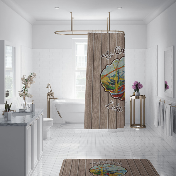 Lake House Shower Curtain - Custom Size