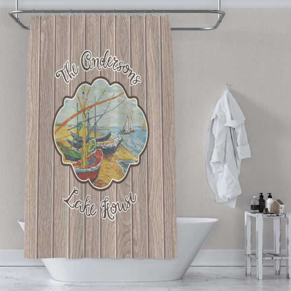 Lake House Shower Curtain Lifestyle