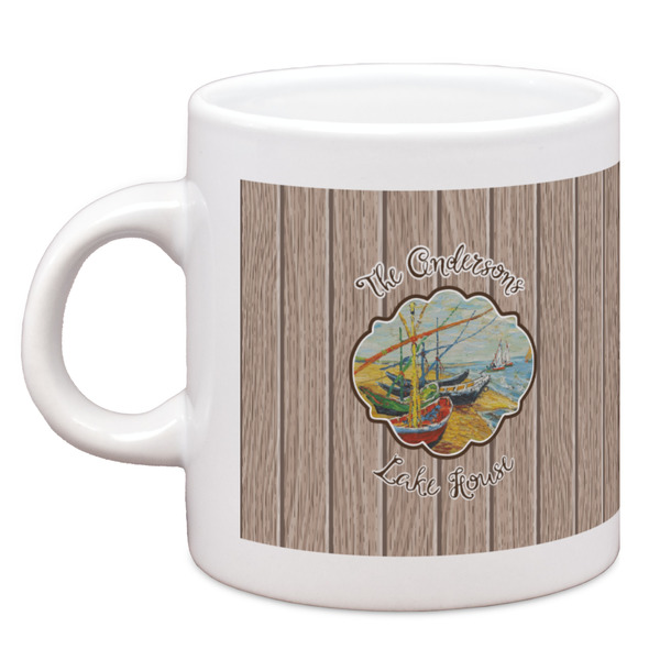 Custom Lake House Espresso Cup (Personalized)