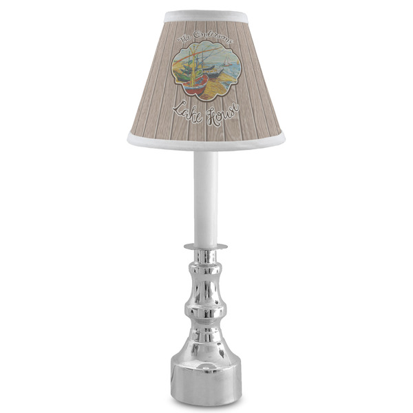 Lake House Small Chandelier Lamp - LIFESTYLE (on candle stick)