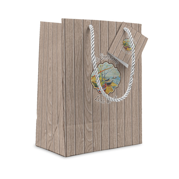 Custom Lake House Small Gift Bag (Personalized)