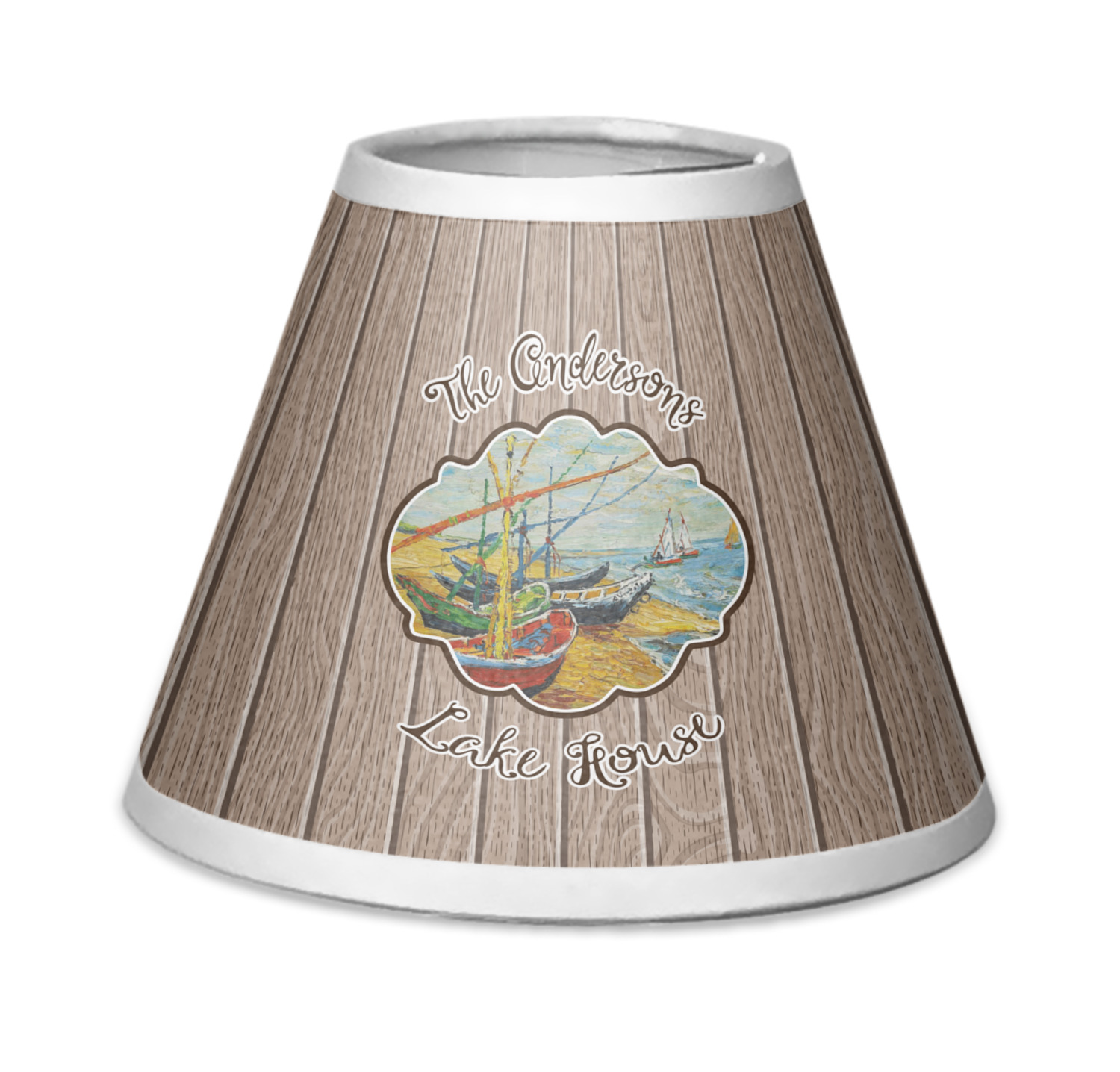 Lake House Chandelier Lamp Shade (Personalized) YouCustomizeIt