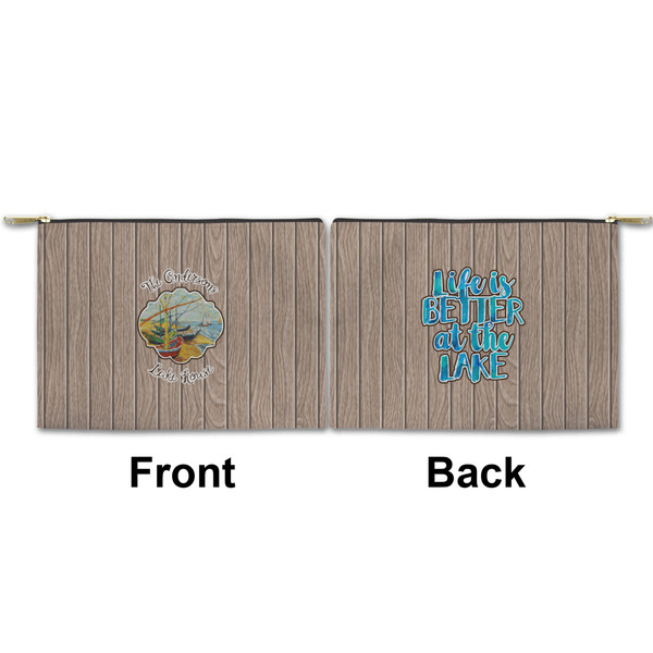 Lake House Small Zipper Pouch Approval (Front and Back)
