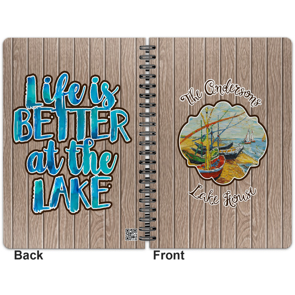 Lake House Spiral Journal 7 x 10 - Apvl