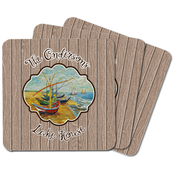 Lake House Square Fridge Magnet - MAIN