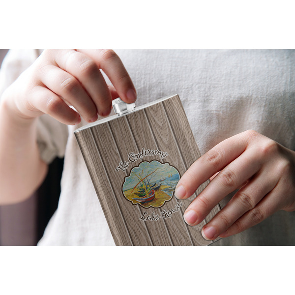 Lake House Stainless Steel Flask - LIFESTYLE 1