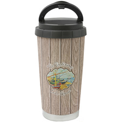 Lake House Stainless Steel Coffee Tumbler (Personalized)